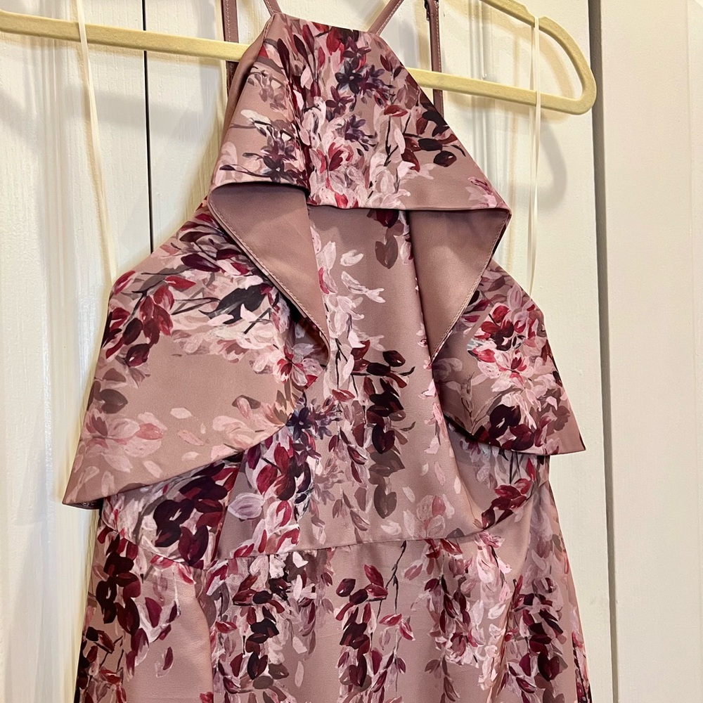 Hope & Ivy Floral Halter Dress - 10 - Picture 3 of 4